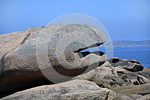 Whale's Head Rock, Renote Island, TrÃ©gastel